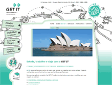 Tablet Screenshot of getitintercambio.com.br